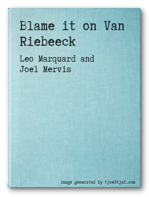 Blame it on Van Riebeeck