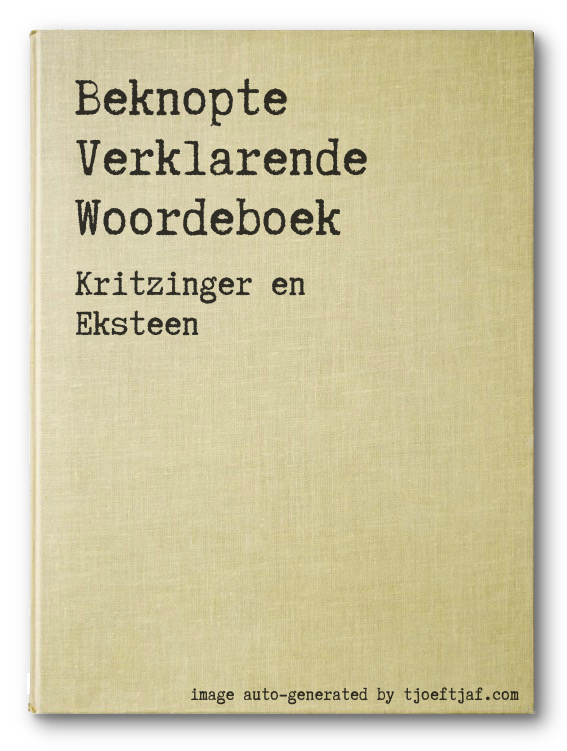 Beknopte Verklarende Woordeboek