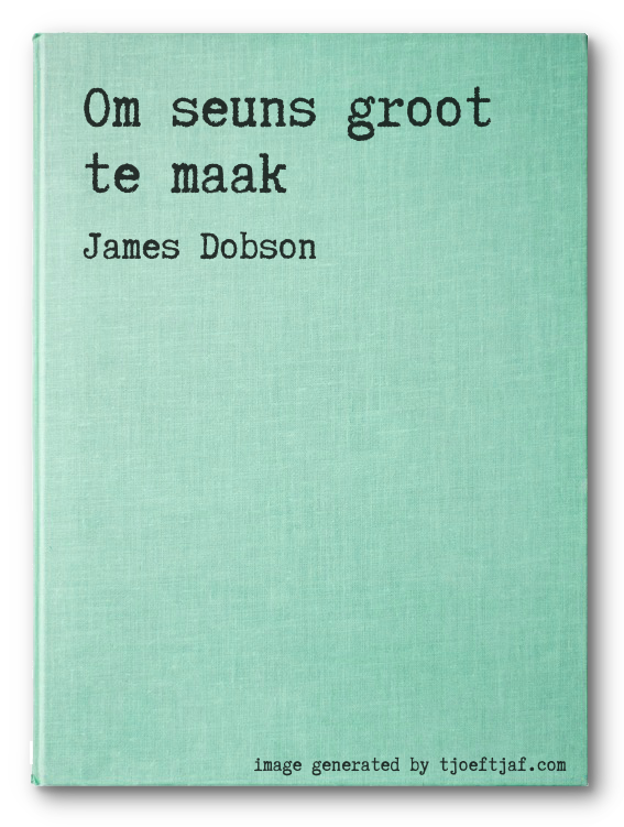 Om seuns groot te maak