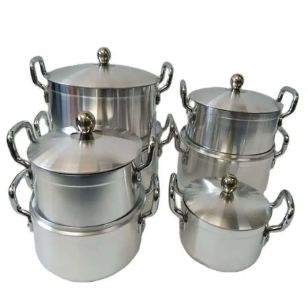 Ultimate Kitchen Bundle: 7.5L Stove Kettle, 14-Piece Cookware Set, 4-Plate Gas Stove (3-in-1 Combo)