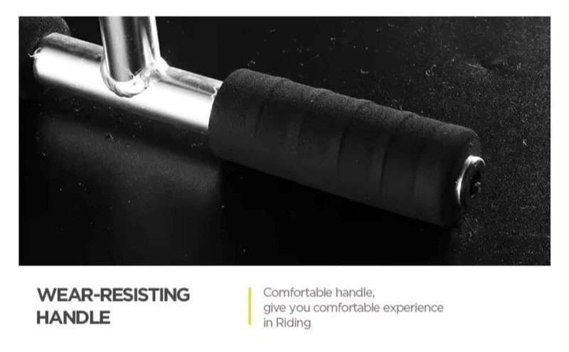 Black Folding 2-Wheeled Commuter Scooter With Adjustable Handlebars