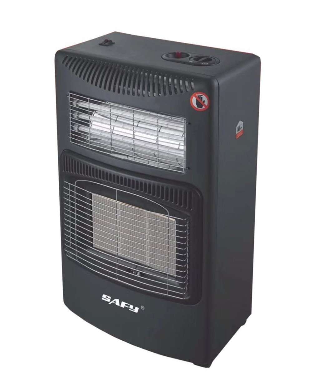 Safy 2-in-1 Electric &amp; Gas Heater  Efficient Heating, Dual Function
