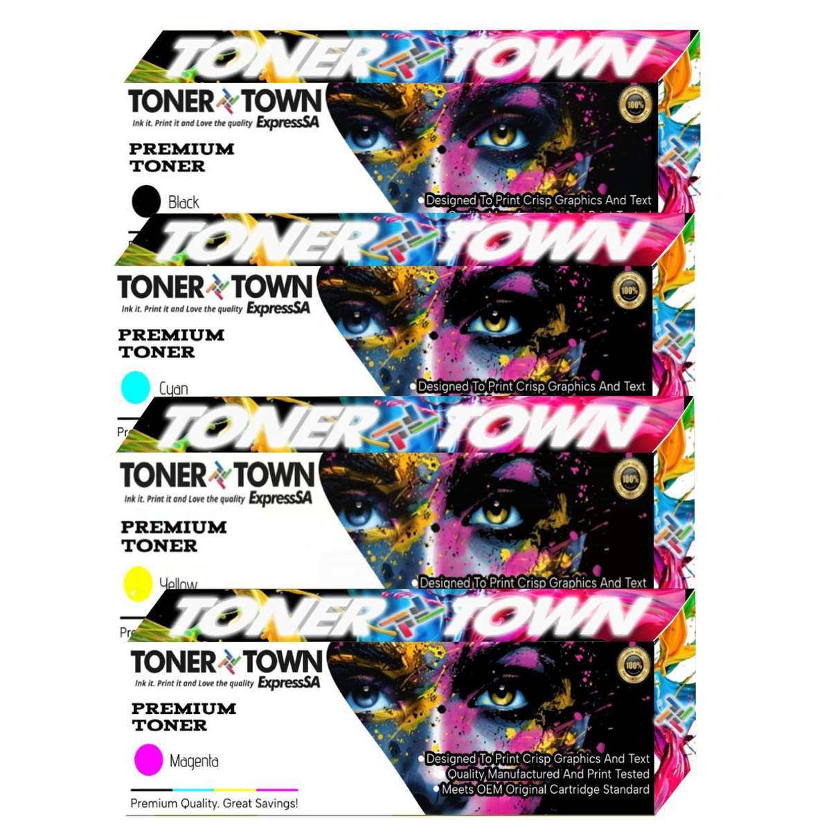 Olivetti d-color Multipack K/C/Y/M P3302/MF3302/MF3303/MF4003 Compatible Toner Cartridge