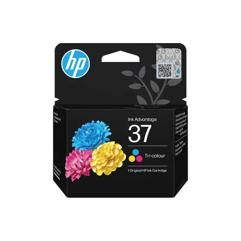 HP 37 Tri Colour Original Ink Cartridge - 7FP44AE