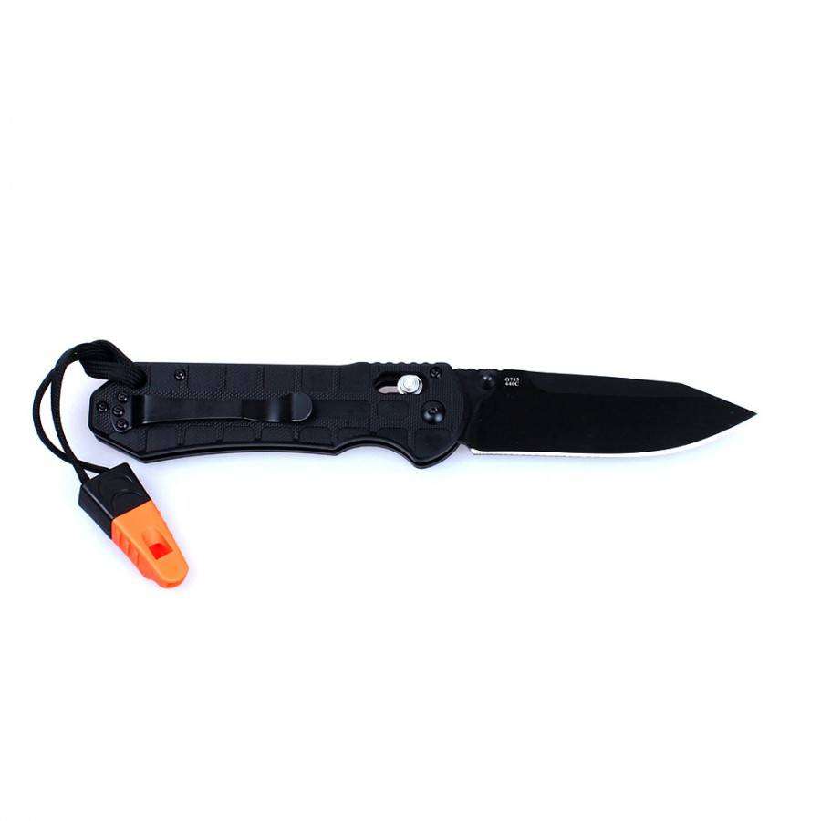 Ganzo G7453P-WS 440C Folding Knife G10 Handle 210mm EDC Tool with Whistle