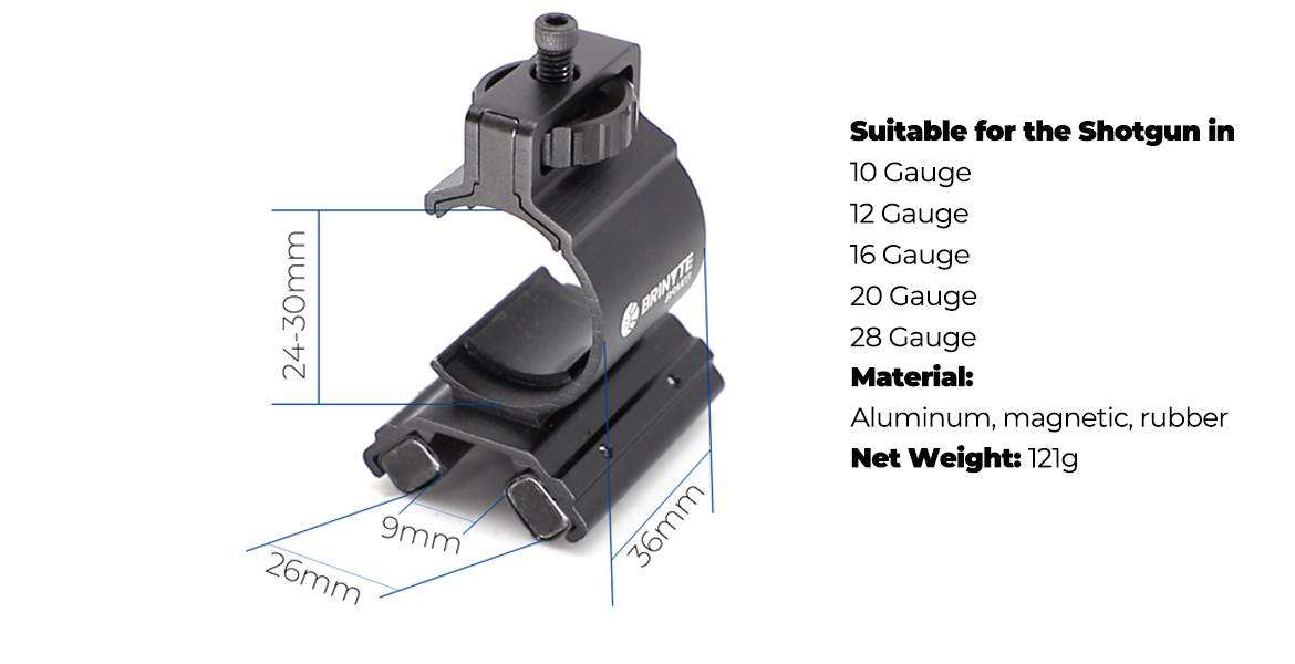 Brinyte BRM03 Magnetic Mount for Flashlights