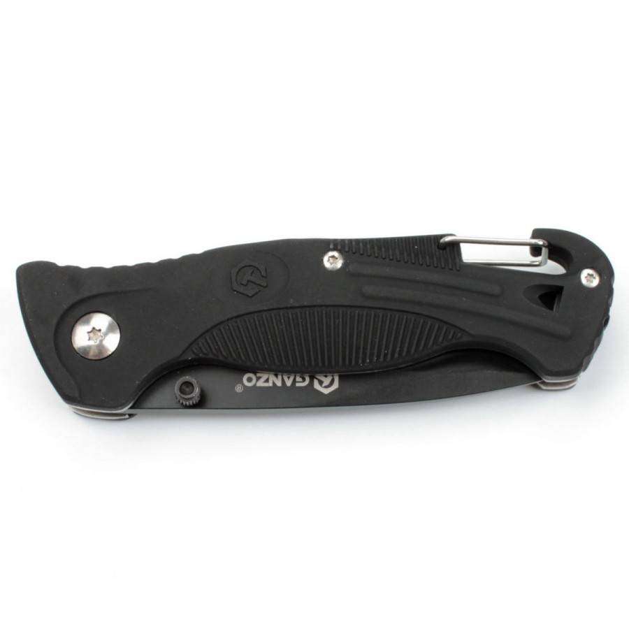 Ganzo G611 420C Folding Knife Plastic Handle 190mm EDC Tool with Whistle