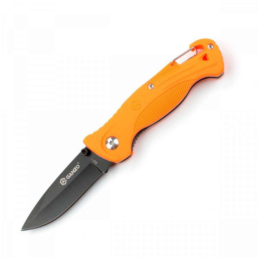 Ganzo G611 420C Folding Knife Plastic Handle 190mm EDC Tool with Whistle