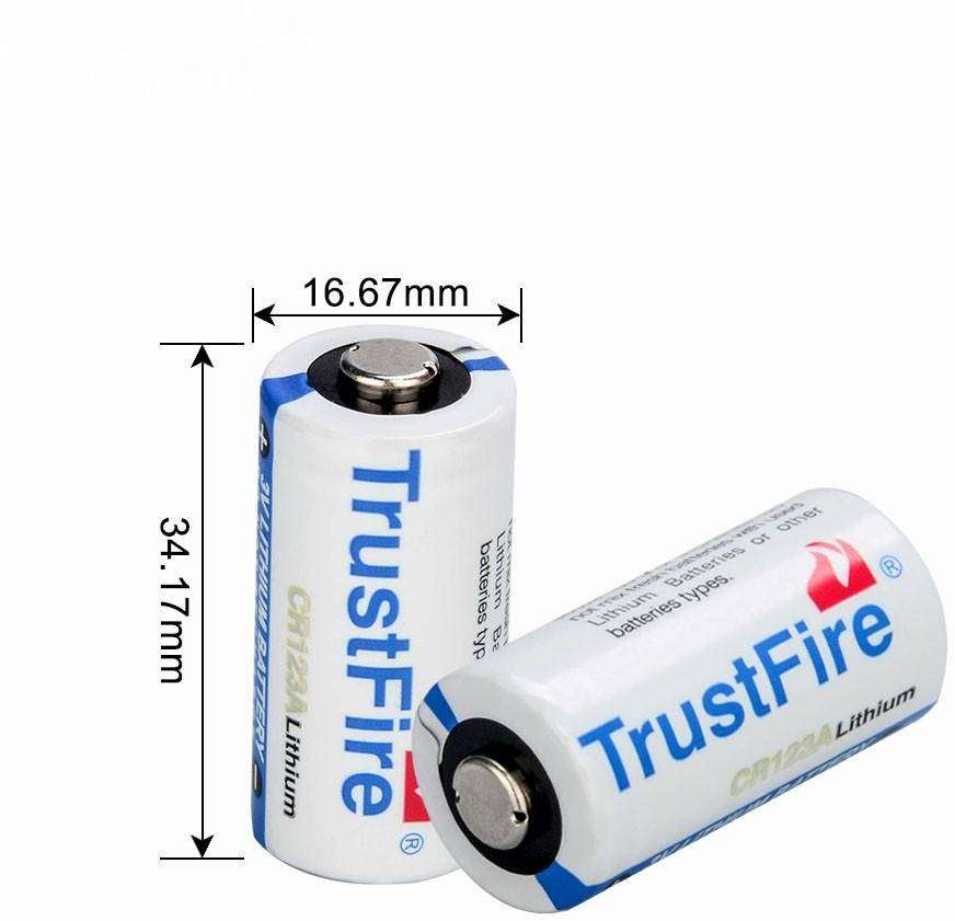 TrustFire CR123A 3.0V 1300mAh
