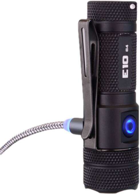 Powertac E10-G4 1200LM 240m Throw Rechargeable EDC Flashlight