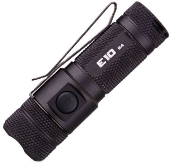 Powertac E10-G4 1200LM 240m Throw Rechargeable EDC Flashlight