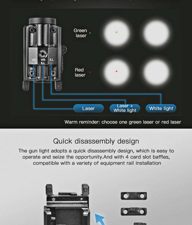 Velvo Prone 800 Lumen 90m Pistol Light with Laser