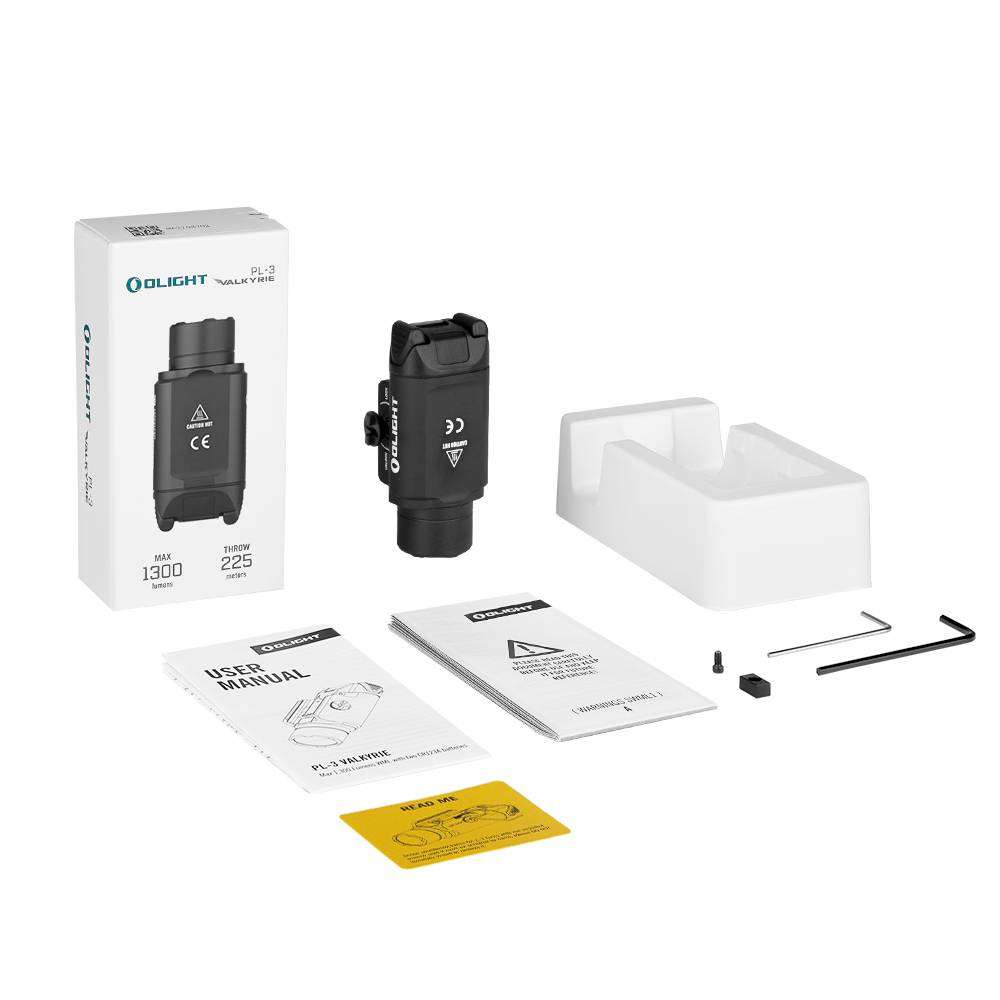 Olight PL-3 1300 Lumen 225m Throw Tactical Weapon Light