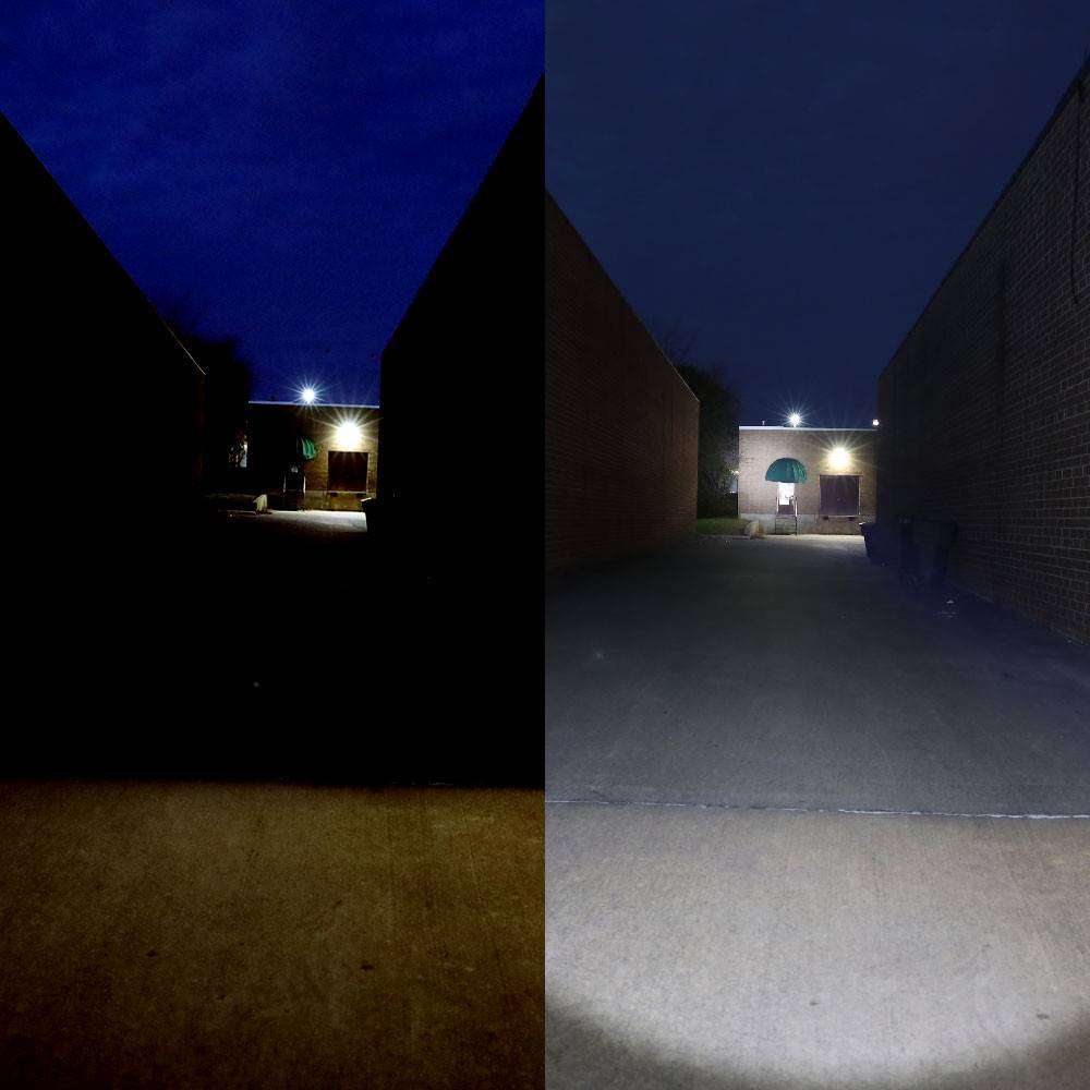Powertac WATCHDOG-ODXLT 2300LM 1050m Multi-Color Spot/Flood Flashlight