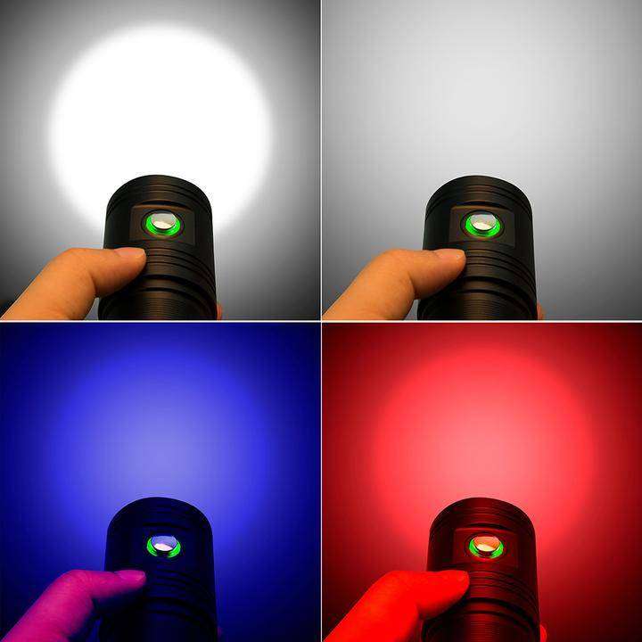 TrustFire DF30 Bundle 2350 Lumens Diving Flashlight with 101m Throw