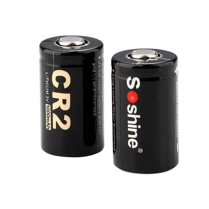 2x Soshine CR2 3V 1000mAh Lithium Battery for Cameras