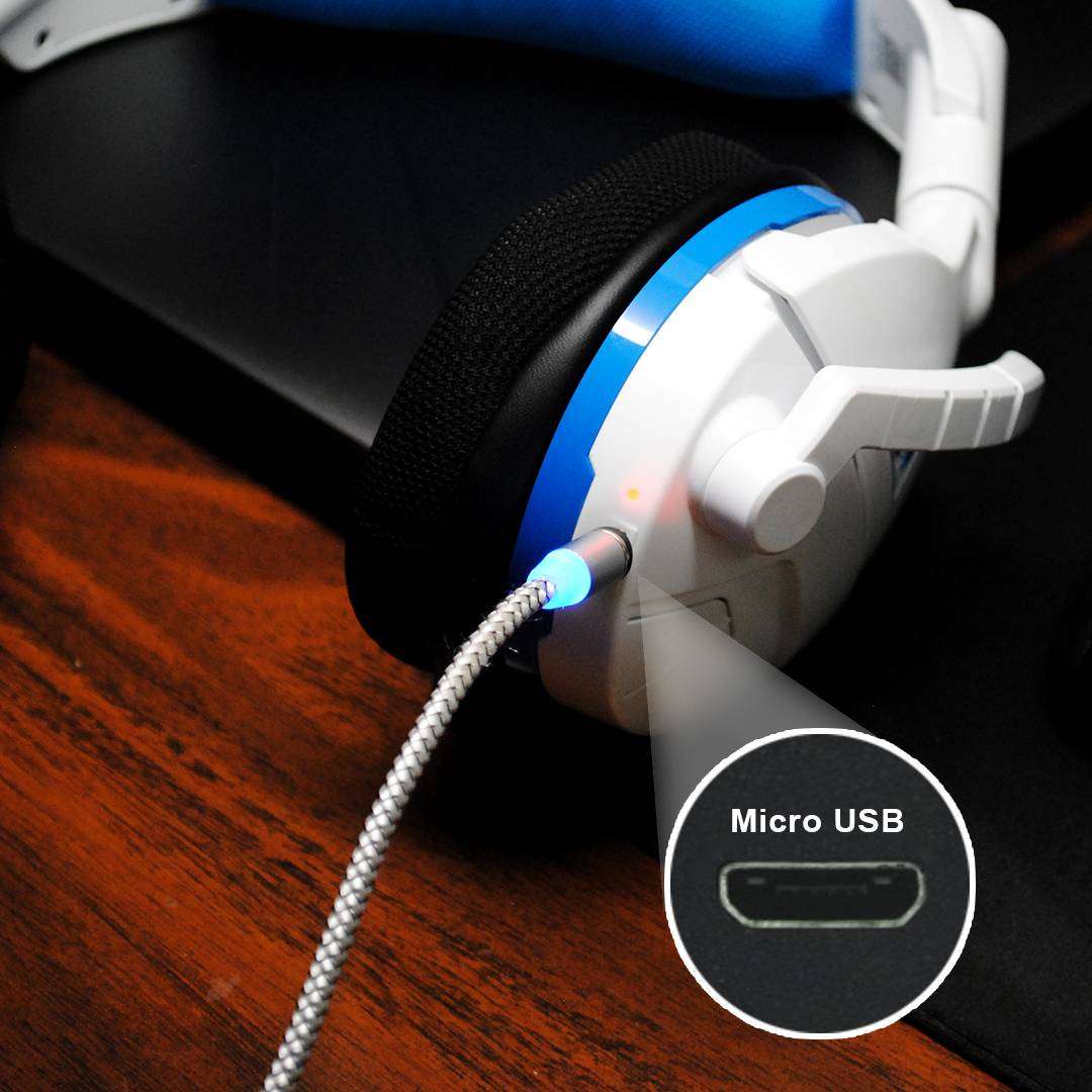 Powertac MCCK Magnetic USB Charging Cable 3 in 1 Nylon Cord