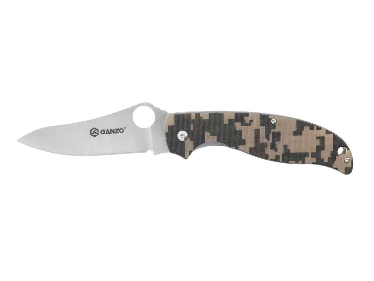 Open Box Ganzo G734 440C Folding Knife G10 Handle 213mm EDC Tool with Pouch