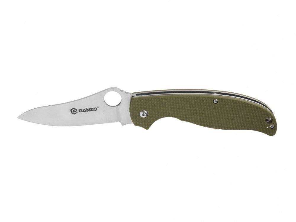 Open Box Ganzo G734 440C Folding Knife G10 Handle 213mm EDC Tool with Pouch