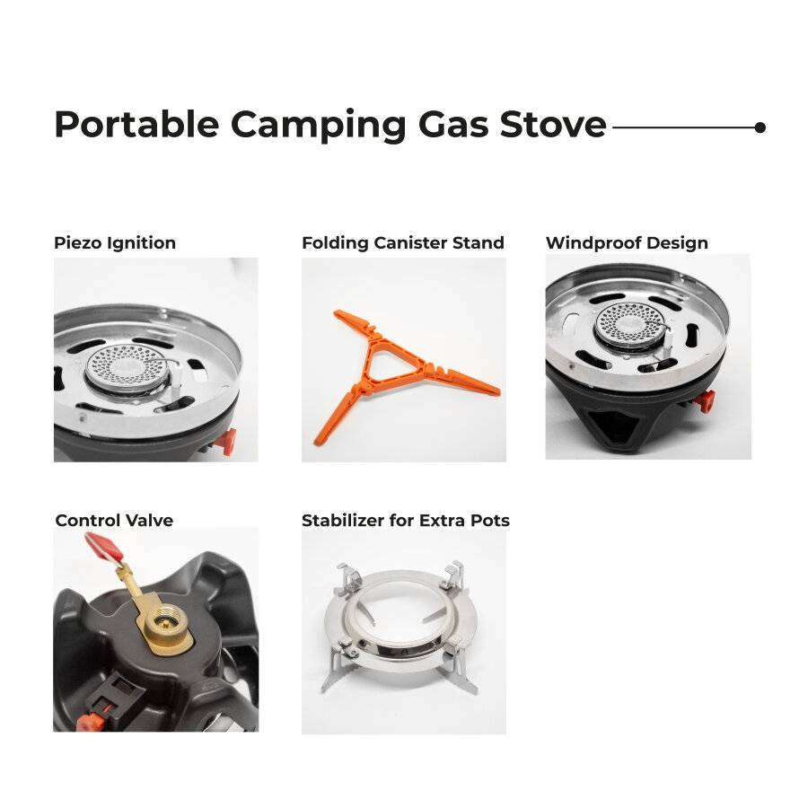 Adimanti AD-10 Cooking System 1100ml 3685W for Camping