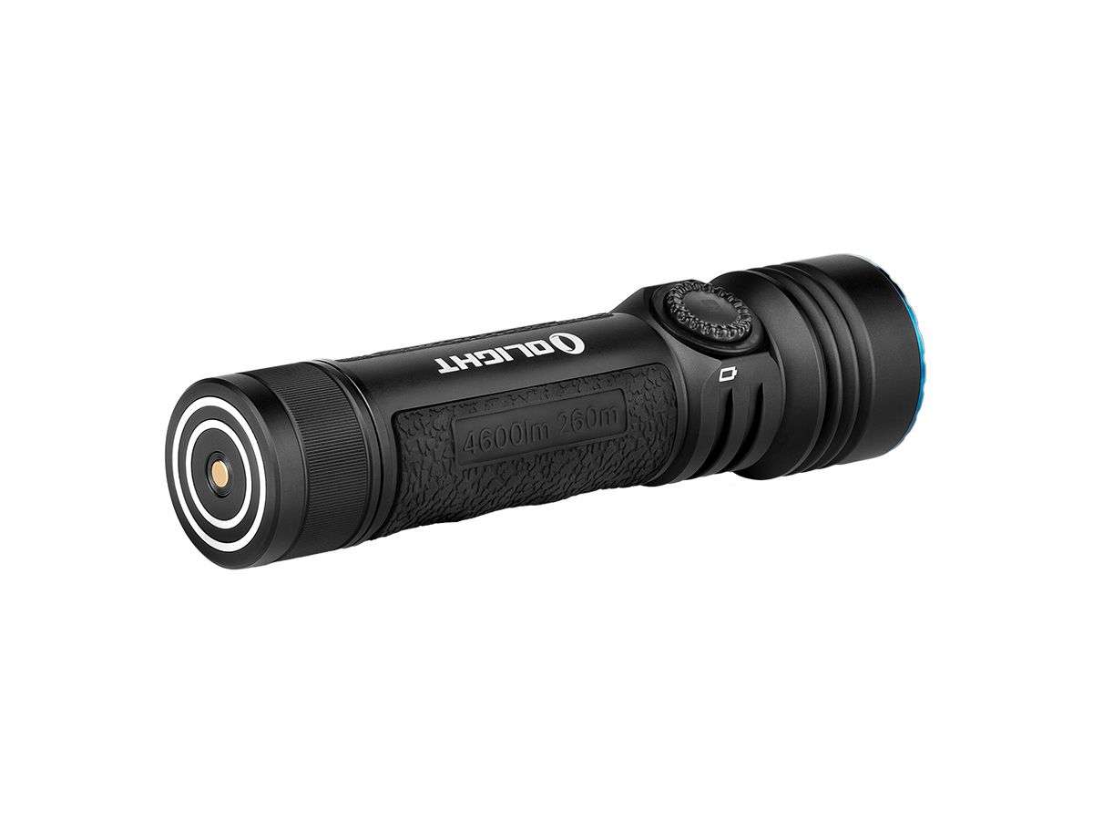 Olight Seeker 4 Pro Rechargeable LED Flashlight - 4600 Lumens - Cool White - Includes 1 x 21700