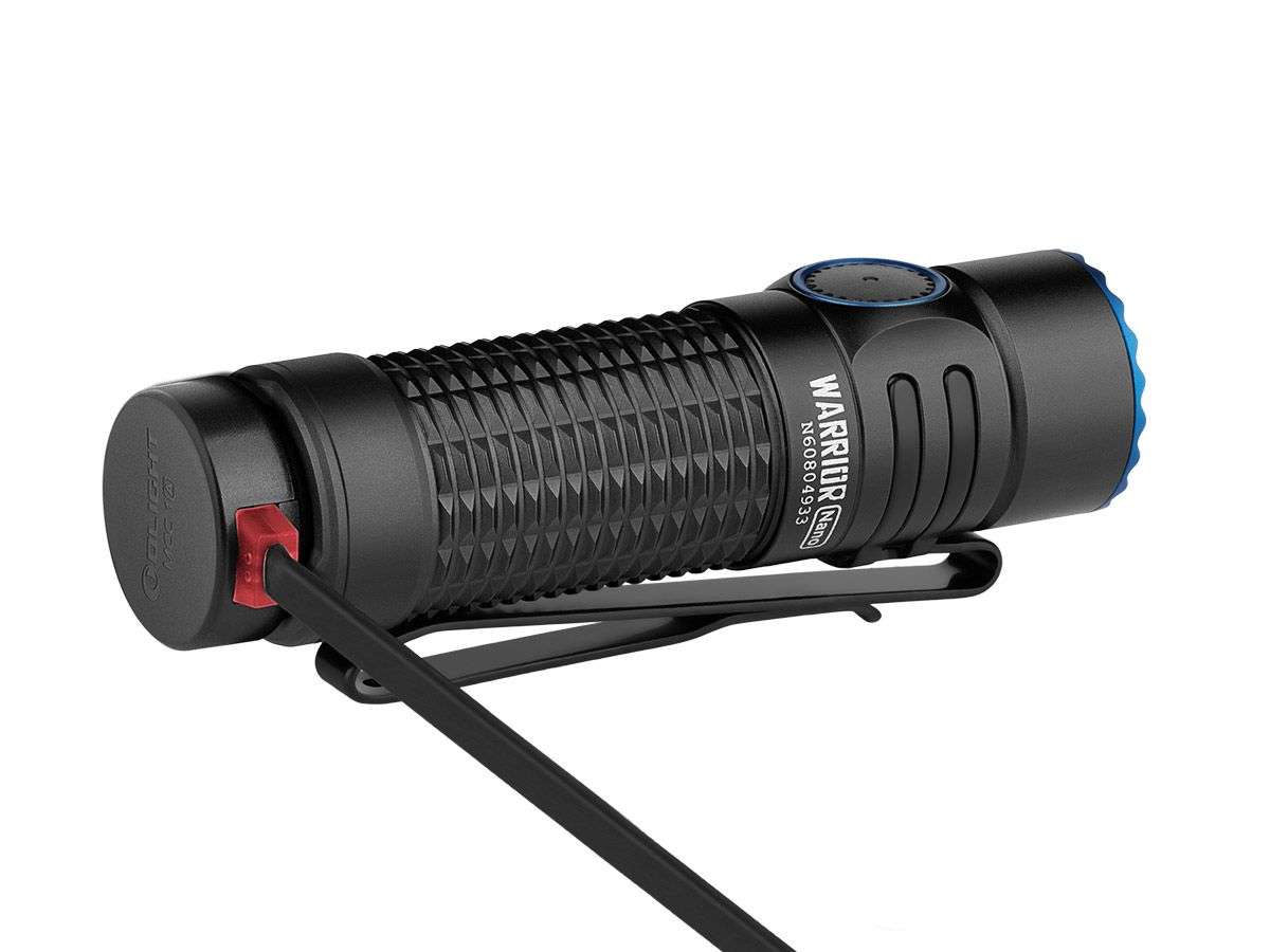Olight Warrior Nano Rechargeable LED Flashlight 1200LM 135m