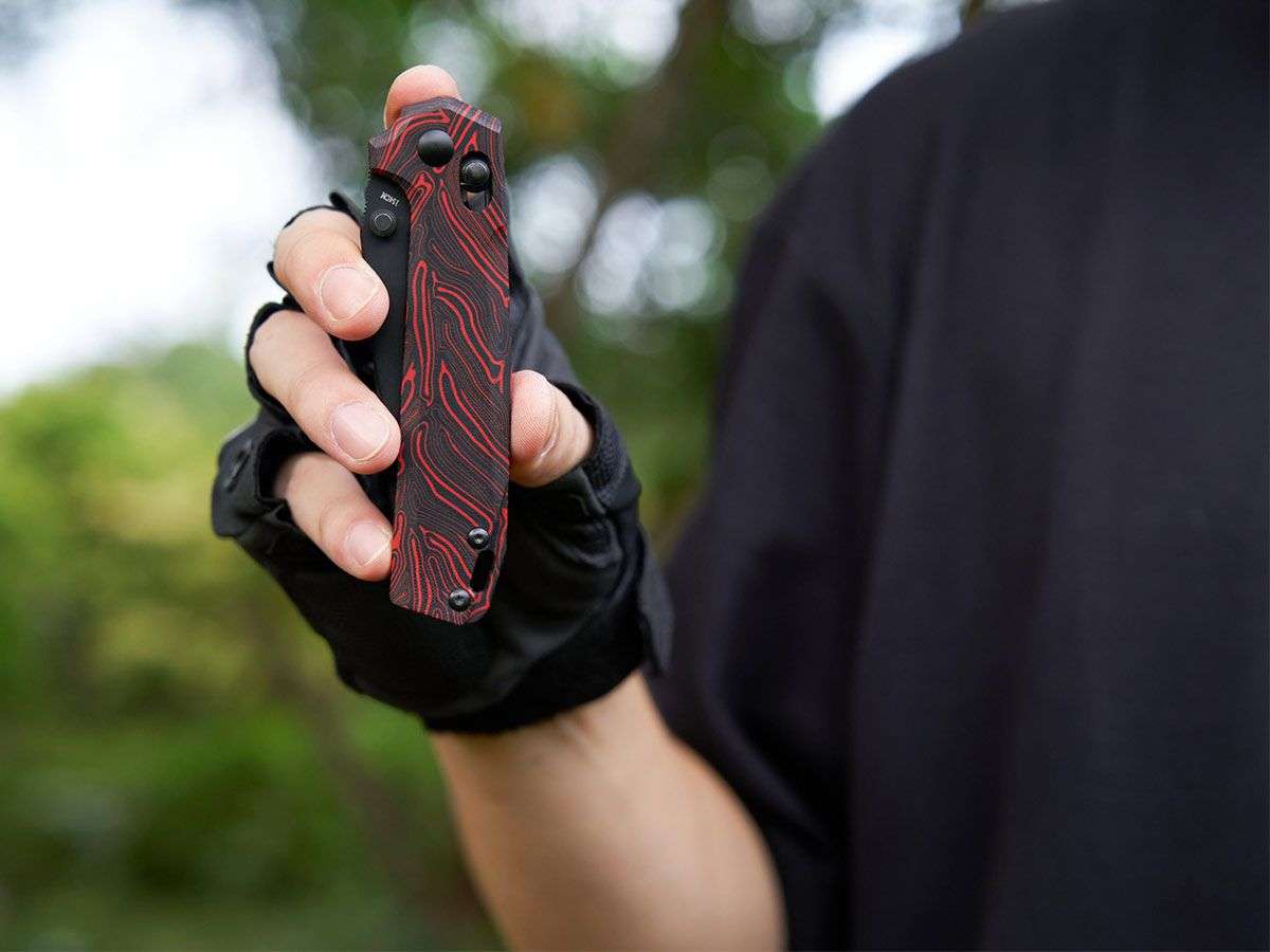 Olight Rubato Folding Knife Damascus G10 Handle 154CM Blade