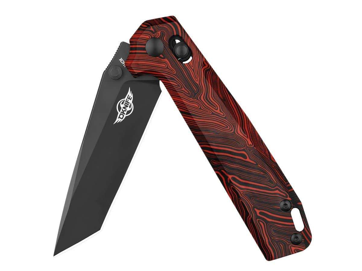 Olight Rubato Folding Knife Damascus G10 Handle 154CM Blade