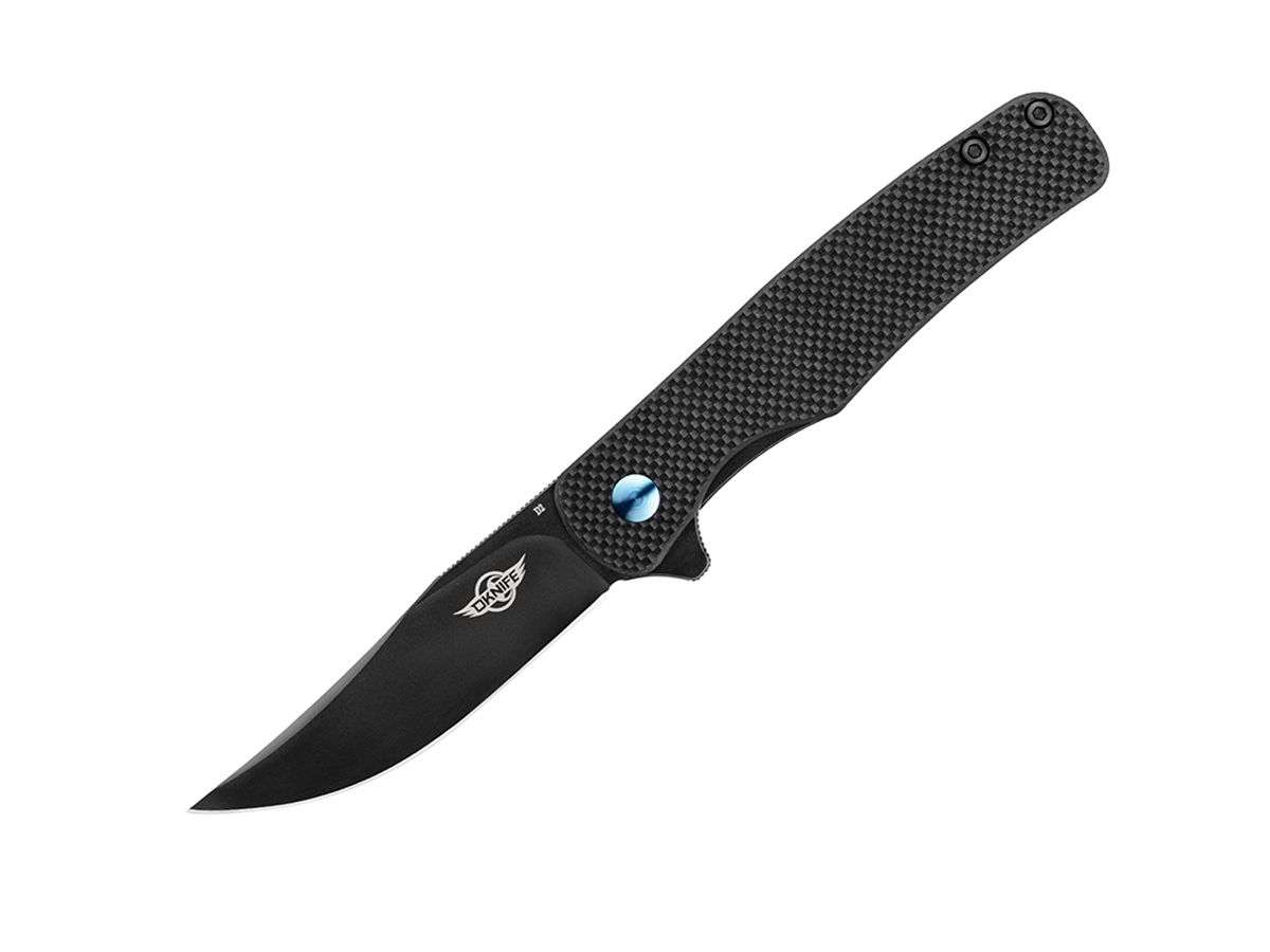 Olight Chital Folding Knife G10 Handle D2 Blade Black Oknife