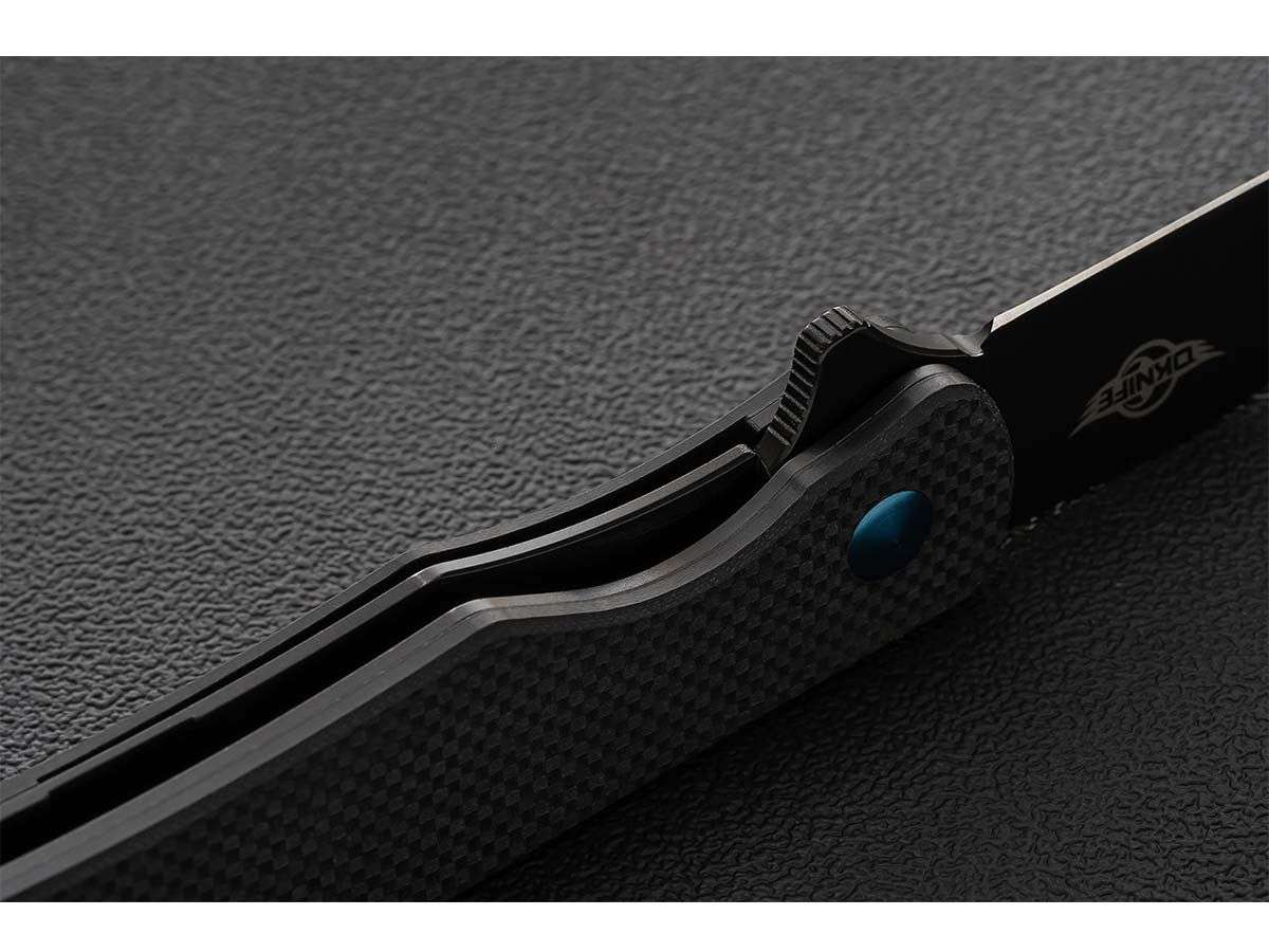Olight Chital Folding Knife G10 Handle D2 Blade Black Oknife