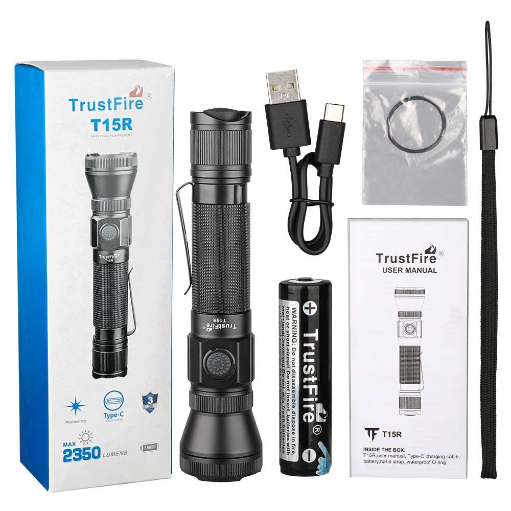 TrustFire T15R 2350 Lumen 310m EDC Flashlight