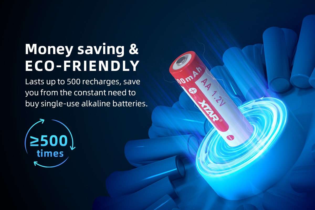 XTAR AA Ni-MH 2500mAh Battery