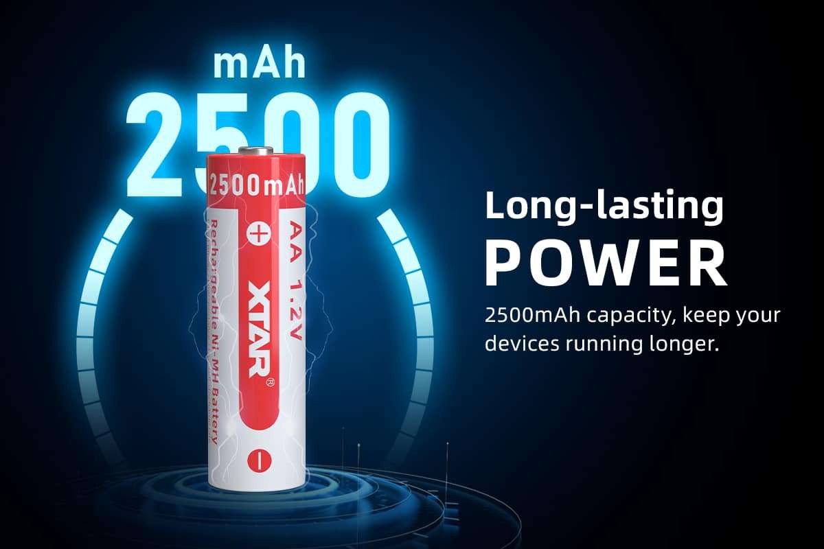 XTAR AA Ni-MH 2500mAh Battery