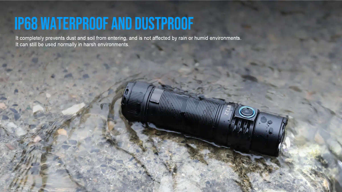 TrustFire MT22 2250 Lumens Tactical Flashlight with 182m Throw