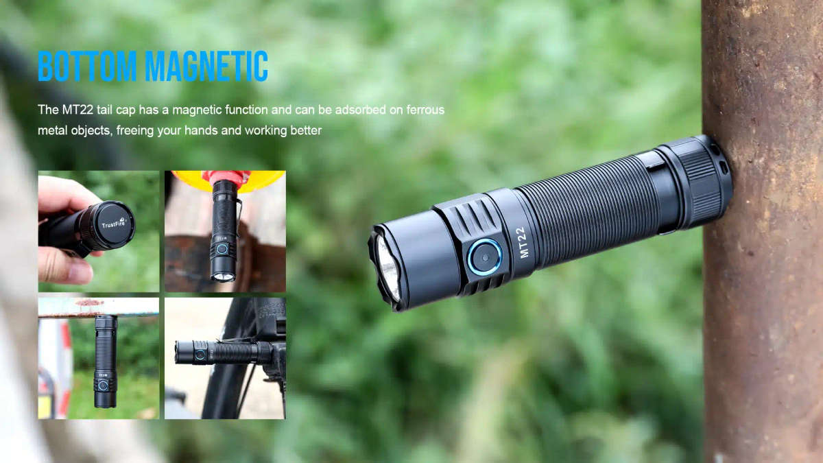 TrustFire MT22 2250 Lumens Tactical Flashlight with 182m Throw