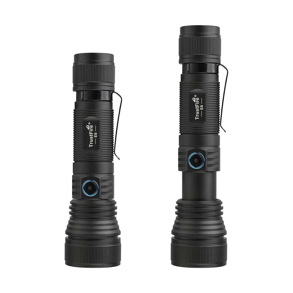 TrustFire E6 1500 Lumens Zoomable Flashlight with 550m Throw