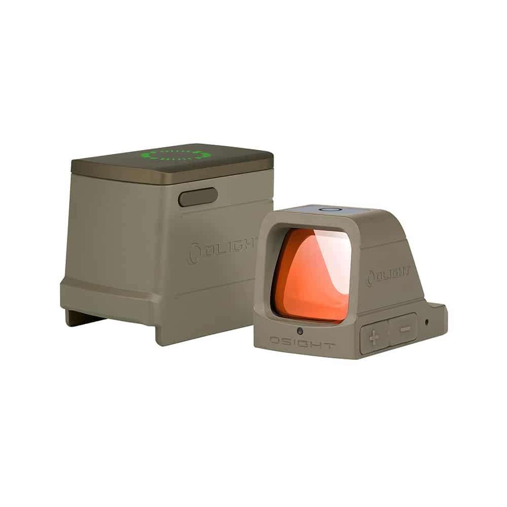OLIGHT Osight 3 MOA Green/Red Dot FDE Reflex Sight