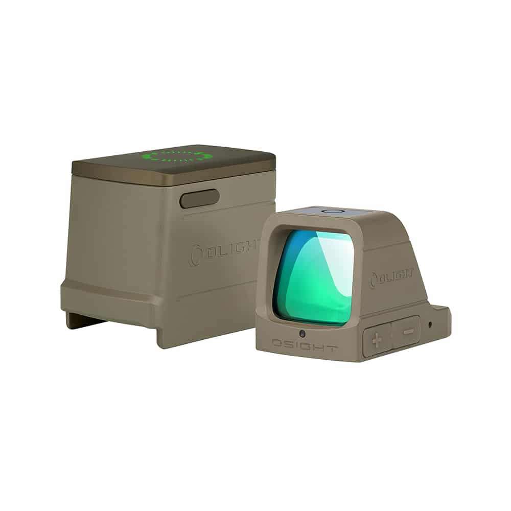OLIGHT Osight 3 MOA Green/Red Dot FDE Reflex Sight