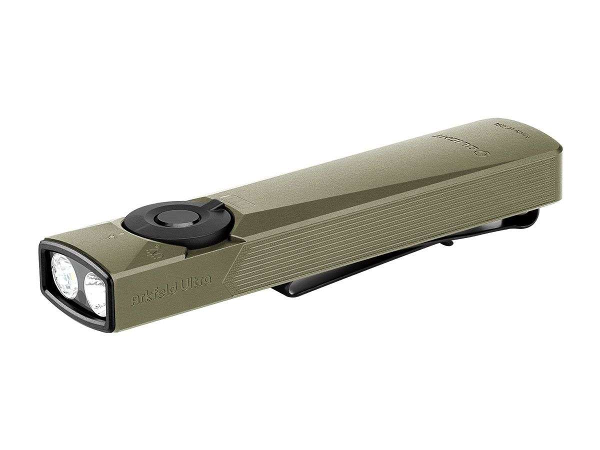 Olight Arkfeld Ultra 1500 Lumen 103m Throw Green Laser UV EDC Flashlight