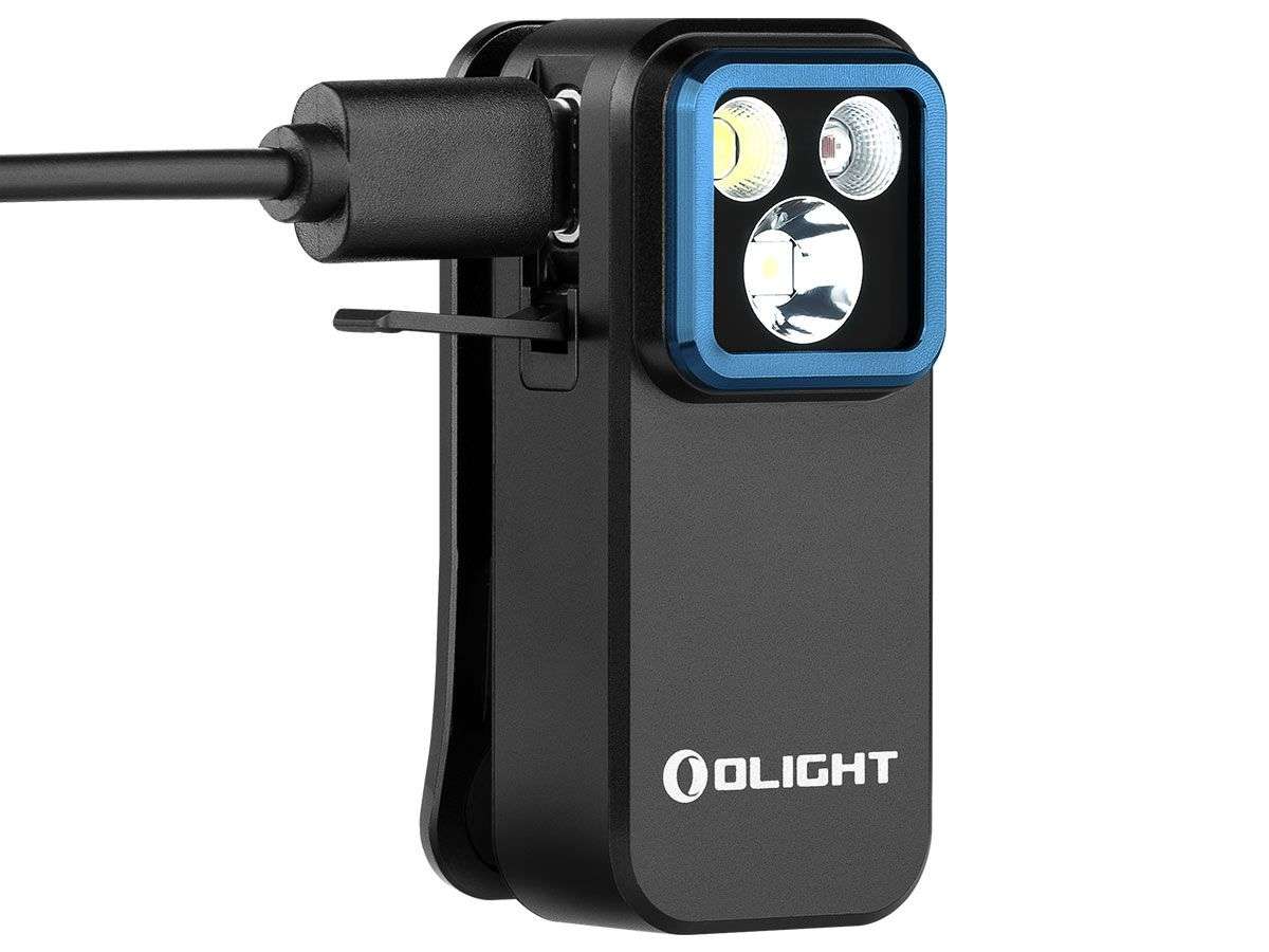 - Olight Oclip Pro USB-C Rechargeable LED Cliplight 500 Lumen 120m Throw