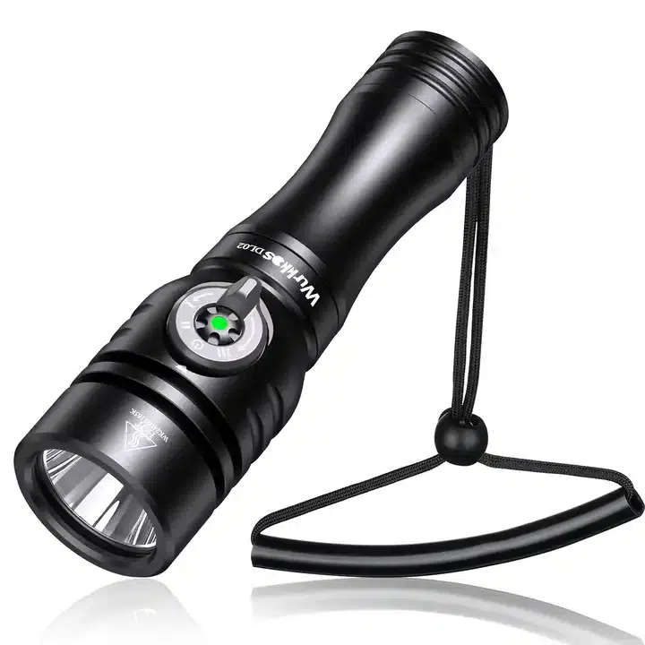 Wurkkos DL02 3000 Lumen 480m Throw Rechargeable Diving Flashlight with 21700 Battery