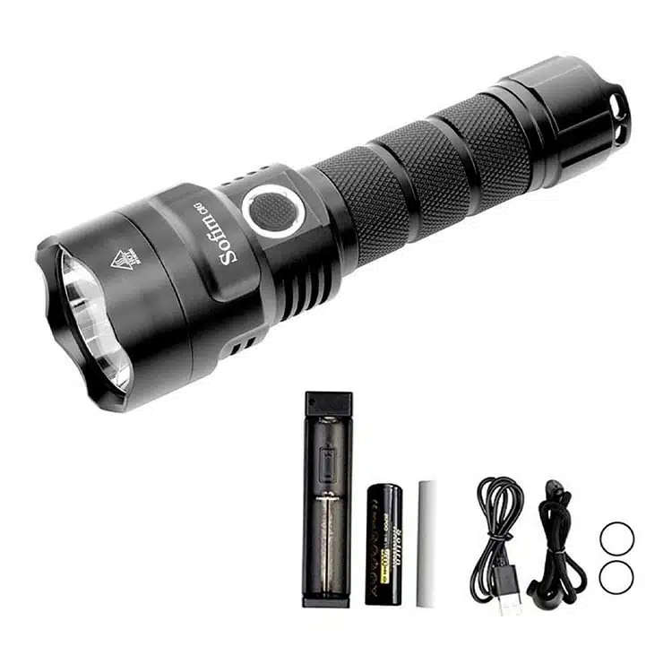 Sofirn C8G 2000 Lumen 565m Throw Rechargeable Flashlight with 21700 Battery