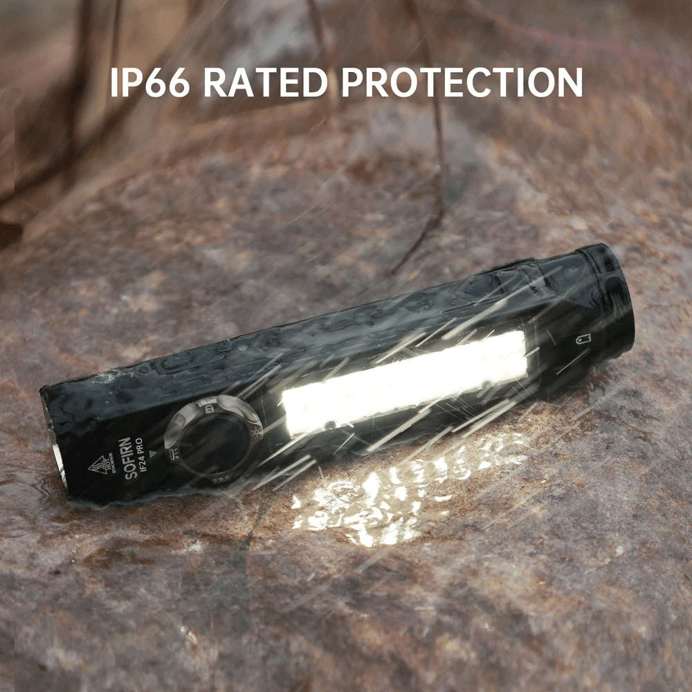 Sofirn IF23 Pro 5000 Lumen 226m Throw Rechargeable Flashlight with 21700 Battery