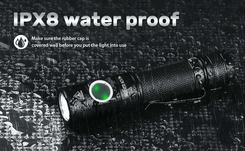 Sofirn SC31 Pro 2000 Lumen 255m Throw Rechargeable Flashlight with 18650 Battery