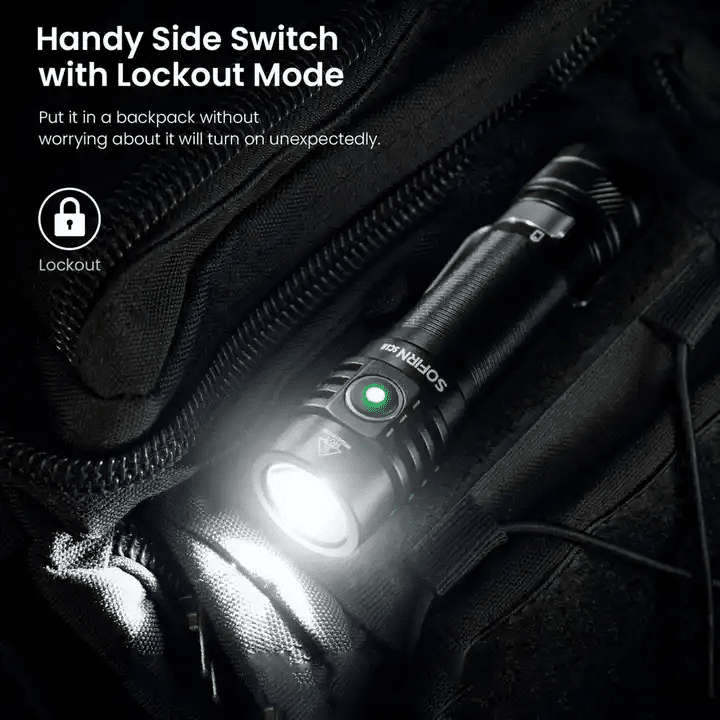 Sofirn SC18 1800 Lumen 217m Throw Rechargeable EDC Flashlight