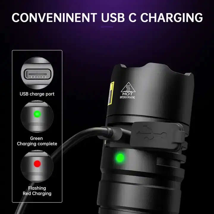 Sofirn SF16UV 365nm UV 10m Throw Rechargeable Flashlight with 18650 Battery