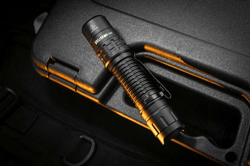 Wurkkos TD02 2000 Lumen 254m Throw Rechargeable Tactical Flashlight