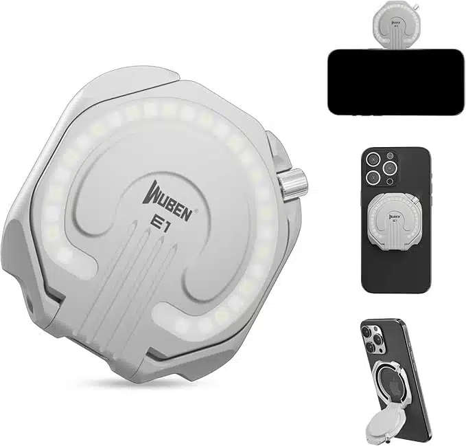 Wuben E1 300 Lumen 85m Throw Rechargeable LED EDC Selfie Flashlight