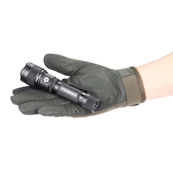 Powertac FlexBeam 1200 Lumen 700m Throw Adjustable Beam Rechargeable Flashlight