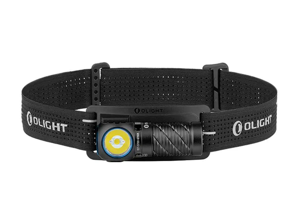 Olight Perun 3 Mini Premium 1250 Lumen 155m Throw Rechargeable LED Headlamp with Charging Case